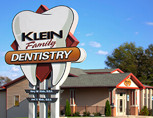 Klein Family Dentistry outdoor sign