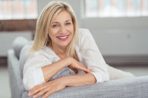 Older woman smiling